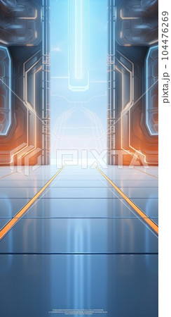 Technological background, empty space, mock-up 104476269