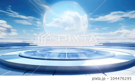 Technological background, empty space, mock-up 104476295