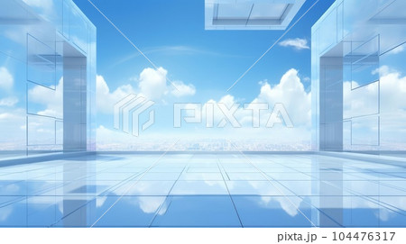 Technological background, empty space, mock-up 104476317