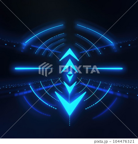 Abstract dark blue background with luminous elements Abstract dark blue background with luminous elements 104476321