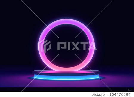 Beautiful background with ultraviolet light and space for your product Beautiful background with ultraviolet light and space for your product 104476394