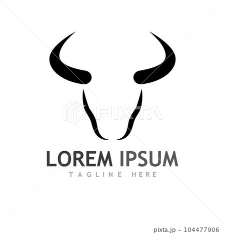 Infiniti logo template design with modern and creative concept. 104477906
