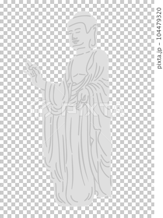 牛久大仏のイラスト 104479320