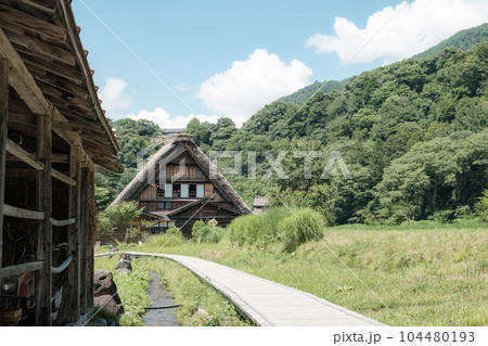 夏の白川郷 夏の白川郷 104480193