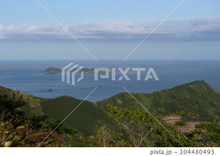 宮崎県延岡市払川展望台から見える青空と雲の景色 宮崎県延岡市払川展望台から見える青空と雲の景色 104480493
