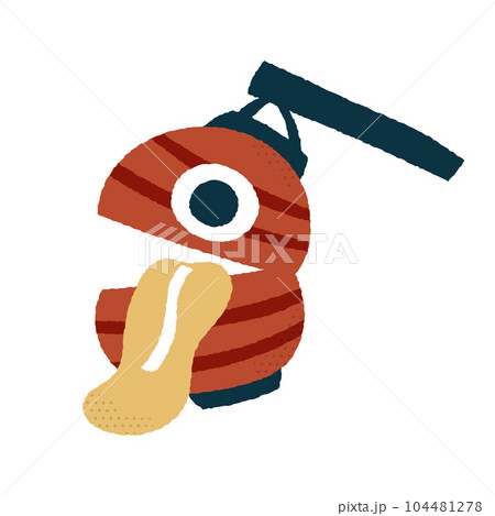 ちょうちんおばけ ゆるかわいいイラスト素材 ちょうちんおばけ ゆるかわいいイラスト素材 104481278