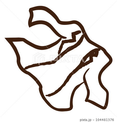 脱いだジャケットのイラスト 104481376