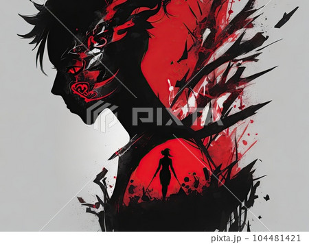 illustration of mental illness illustration of mental illness 104481421