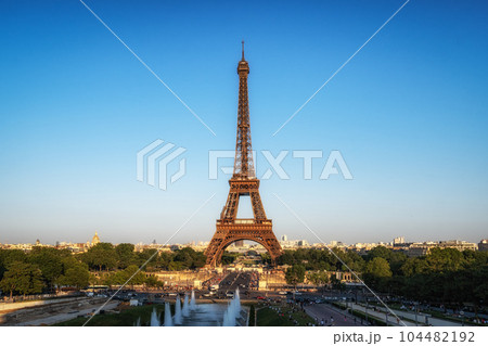 Eiffel Tower at Sunset 104482192