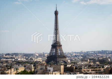 Eiffel Tower from Arc de Triomphe 104482220
