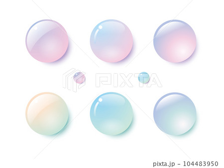 虹色水滴・シャボン玉セット 104483950