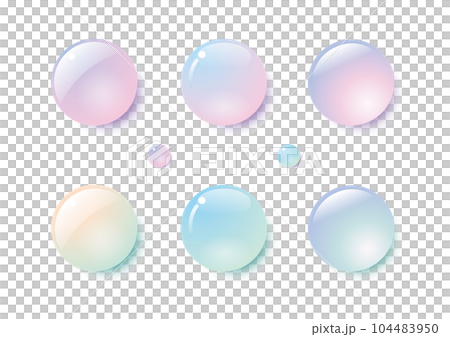虹色水滴・シャボン玉セット 104483950
