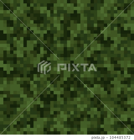 Camouflage pattern background. Classic clothing style masking camo repeat print 104485372