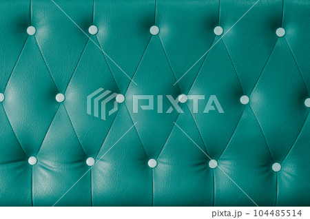 Green leather sofa background 104485514