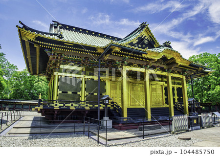 上野公園 上野東照宮 金色殿 国指定重要文化財 上野公園 上野東照宮 金色殿 国指定重要文化財 104485750