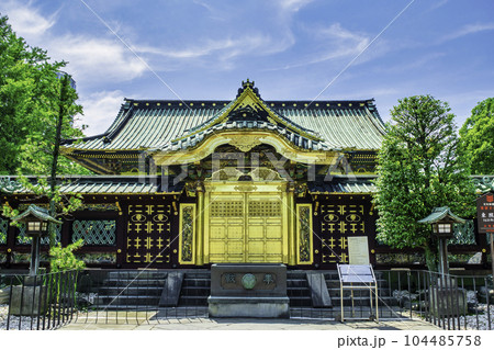 上野公園 上野東照宮 金色殿 唐門 国指定重要文化財 上野公園 上野東照宮 金色殿 唐門 国指定重要文化財 104485758