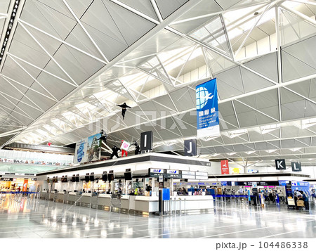 中部国際空港 セントレア 出発ロビー 中部国際空港 セントレア 出発ロビー 104486338