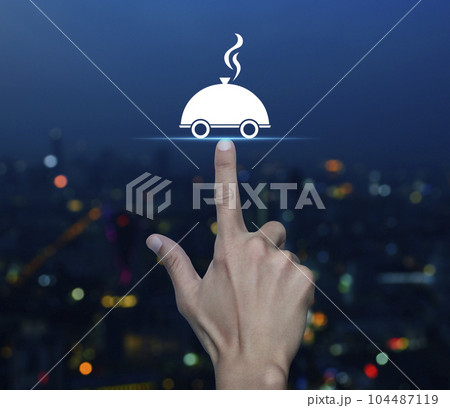 Business food delivery online concept 104487119