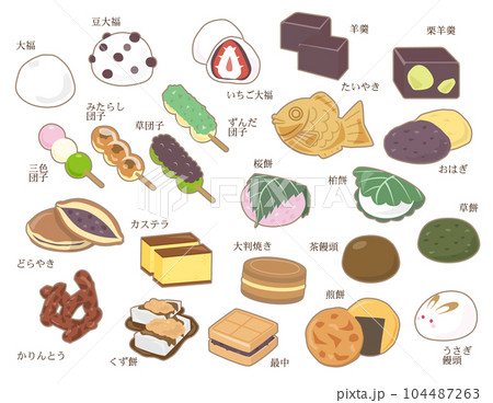 和菓子セット 104487263