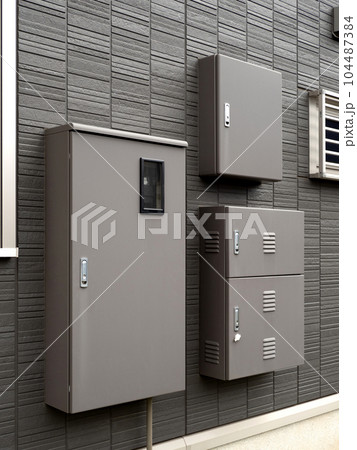 アパートの分電盤 アパートの分電盤 104487384