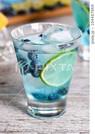 Blue Mojito Blue Curacao 104487669