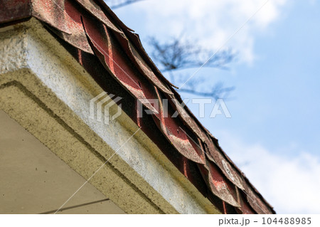 店舗のアスベスト含有スレート屋根材 店舗のアスベスト含有スレート屋根材 104488985