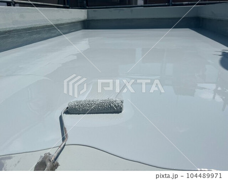 ウレタン防水通気緩衝工法 104489971