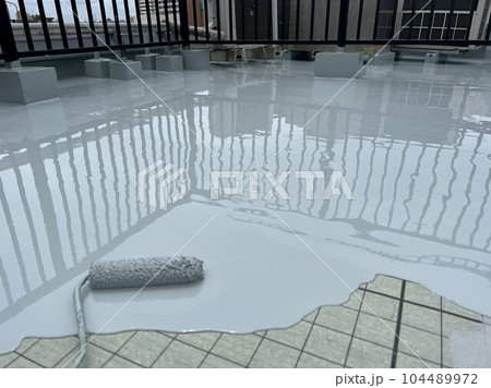 ウレタン防水通気緩衝工法 104489972