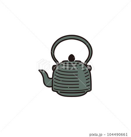 南部鉄器のイラスト(カラー) 南部鉄器のイラスト(カラー) 104490661