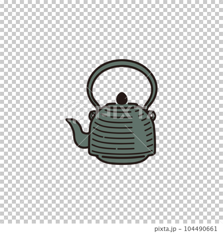 南部鉄器のイラスト(カラー) 南部鉄器のイラスト(カラー) 104490661