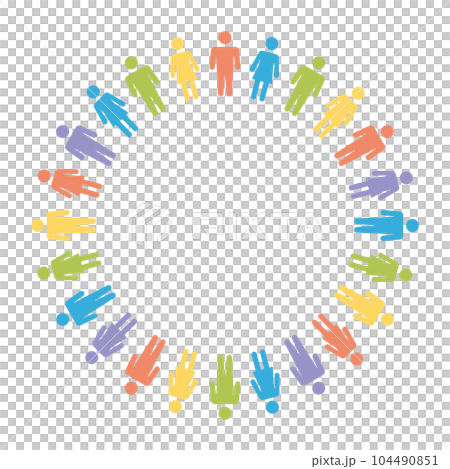 LGBTQのコミュニティフレーム LGBTQのコミュニティフレーム 104490851