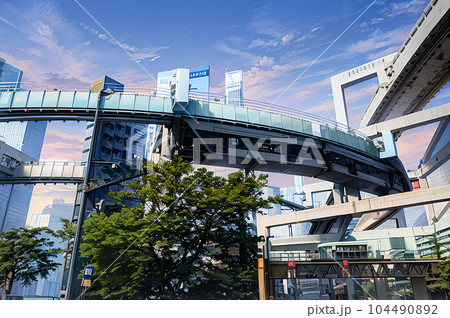 【AI画像】モノレールのイメージ 【AI画像】モノレールのイメージ 104490892