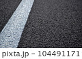 Road ahead with white line 104491171
