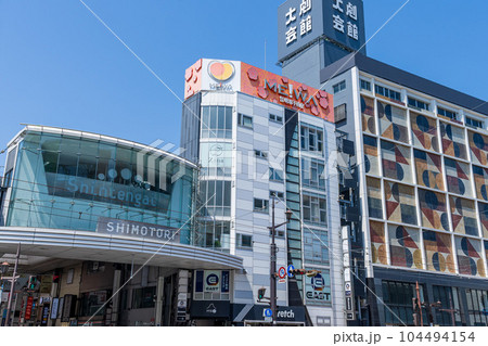 熊本市　路面電車通りから観える風景　「水道町・通町筋風景」(熊本市水道町) 104494154