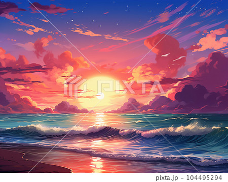 19+] Anime Boy Sunset Wallpapers - WallpaperSafari