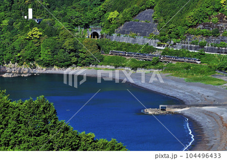 キハ85系特急「南紀」　紀勢本線・三野瀬～紀伊長島 104496433