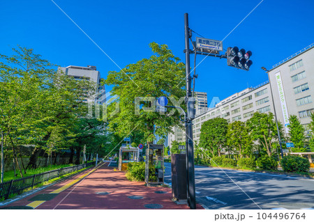 日本の東京都市景観 農林水産省など官庁街を望む 日本の東京都市景観 農林水産省など官庁街を望む 104496764