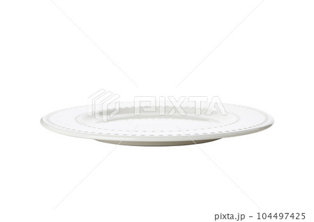 PNG, Empty plate isolated on white background PNG, Empty plate isolated on white background 104497425