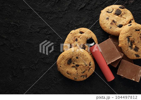Smoking devices - electronic cigarette, concept of modern smoking 104497812