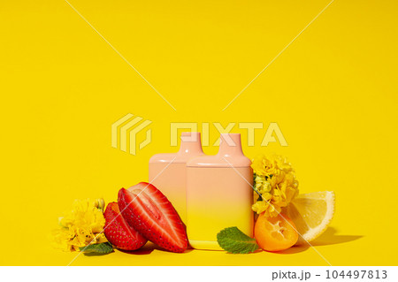 Smoking devices - electronic cigarette, concept of modern smoking 104497813