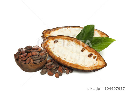 PNG, ingredient for making chocolate - cocoa, isolated on white background PNG, ingredient for making chocolate - cocoa, isolated on white background 104497957