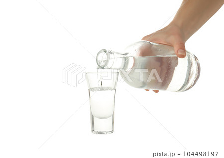 PNG, Concept of strong alcohol drink, vodka 104498197