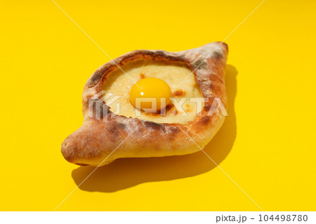 National Georgian cuisine food, flour product - Khachapuri 104498780