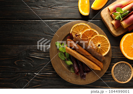 Concept of tasty and sweet food - pastille 104499001