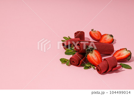 Concept of tasty and sweet food - pastille Concept of tasty and sweet food - pastille 104499014