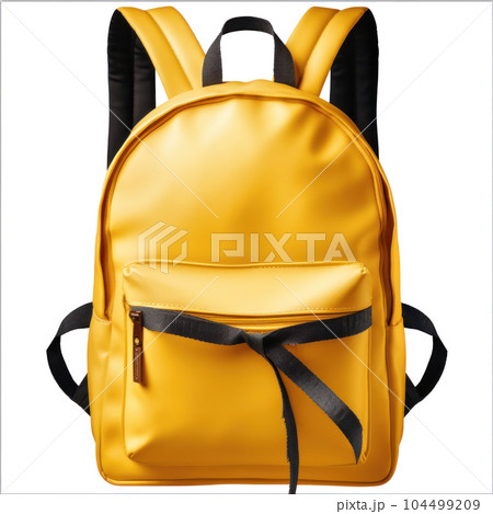 School backpack isolated Illustration AI Generative School backpack isolated Illustration AI Generative 104499209
