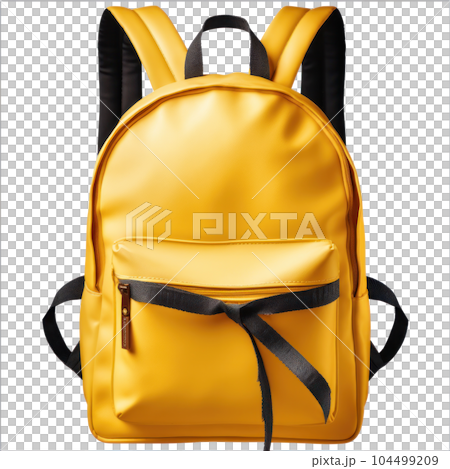 School backpack isolated Illustration AI Generative School backpack isolated Illustration AI Generative 104499209