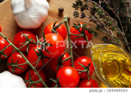 Concept of different world cuisine - Italian food and cuisine 104499505