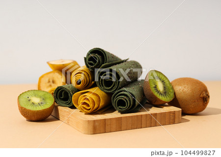 Concept of tasty and sweet food - pastille Concept of tasty and sweet food - pastille 104499827