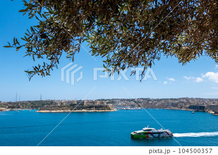 Malta, Valletta, Gozo Fast Ferry in Valletta waters 104500357